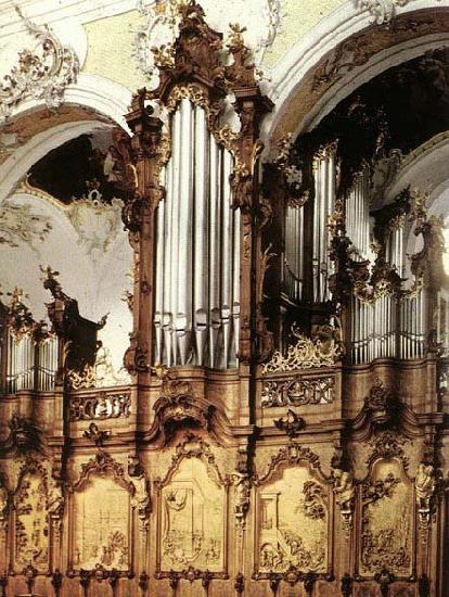 Johan Christian Dahl Organ oil painting picture